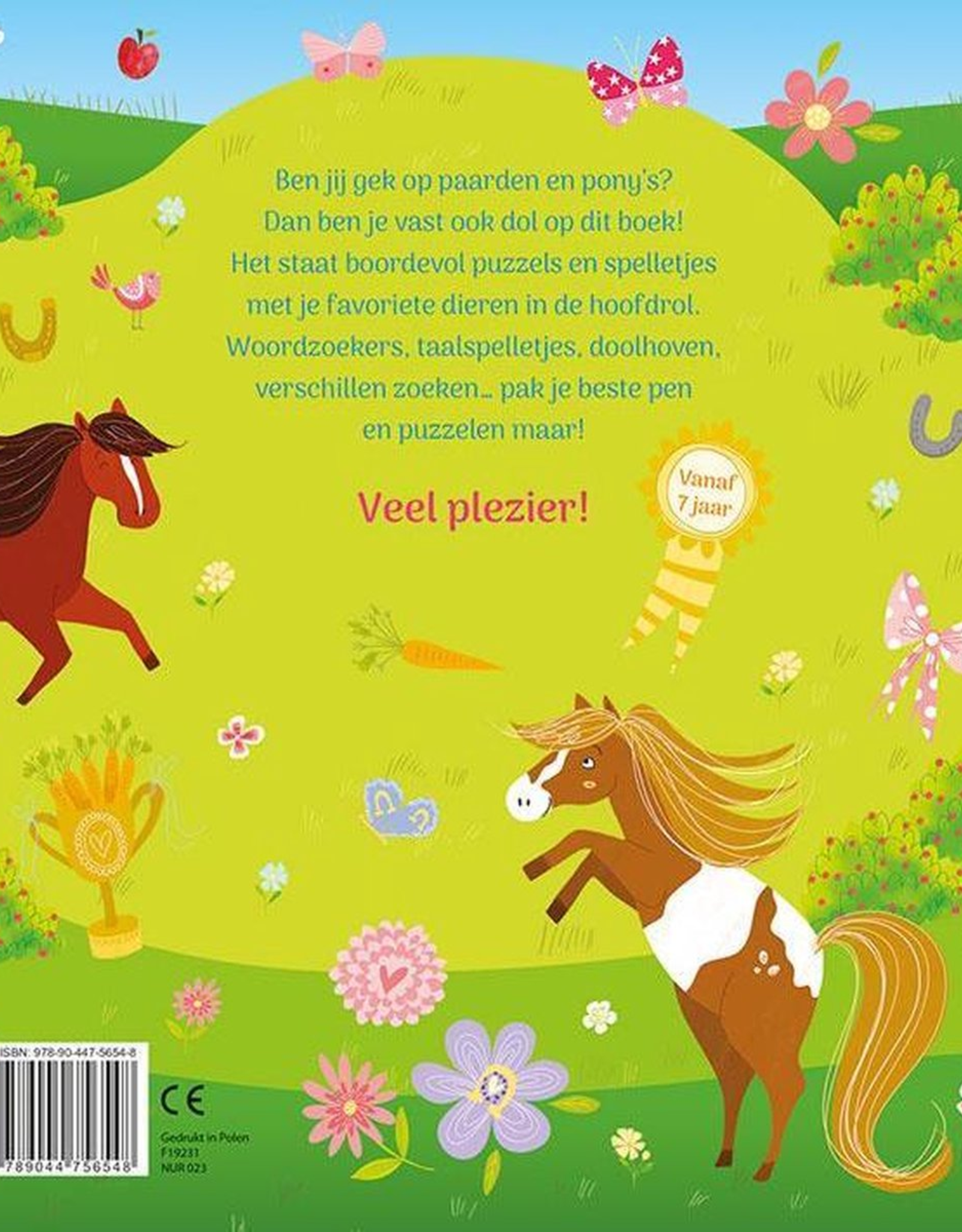 Deltas Mijn leukste Paarden en Pony's spelletjesboek +7jr - Deltas