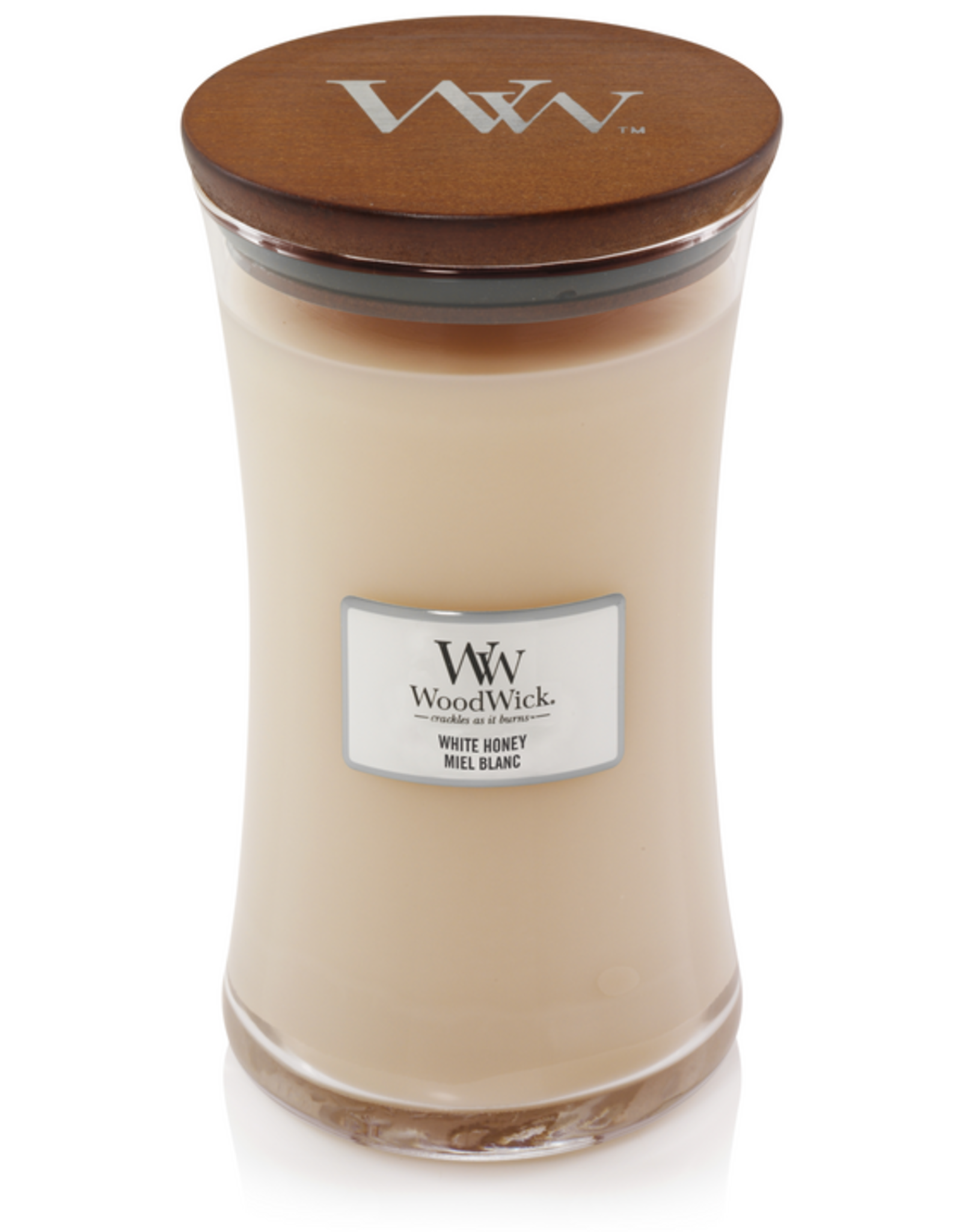 WoodWick Kaars WoodWick "White Honey" Large - WoodWick