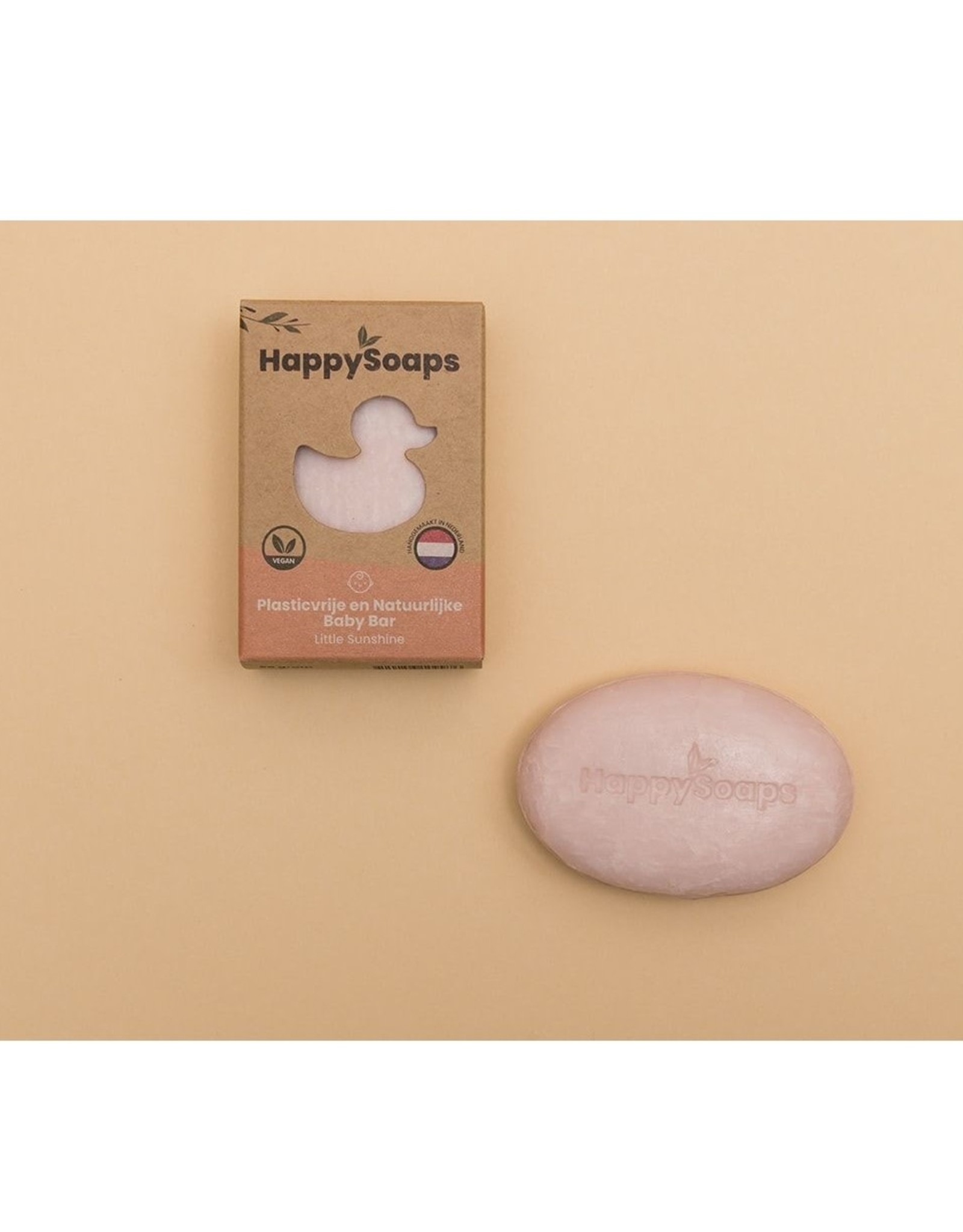 HappySoaps Baby Shampoo en Body Wash Bar Little Sunshine - HappySoaps