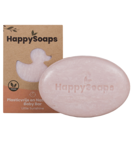 HappySoaps Baby Shampoo en Body Wash Bar Little Sunshine - HappySoaps