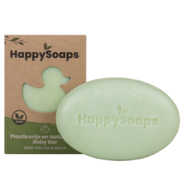 HappySoaps Baby Shampoo en Body Wash Bar Aloë You Vera Much - HappySoaps