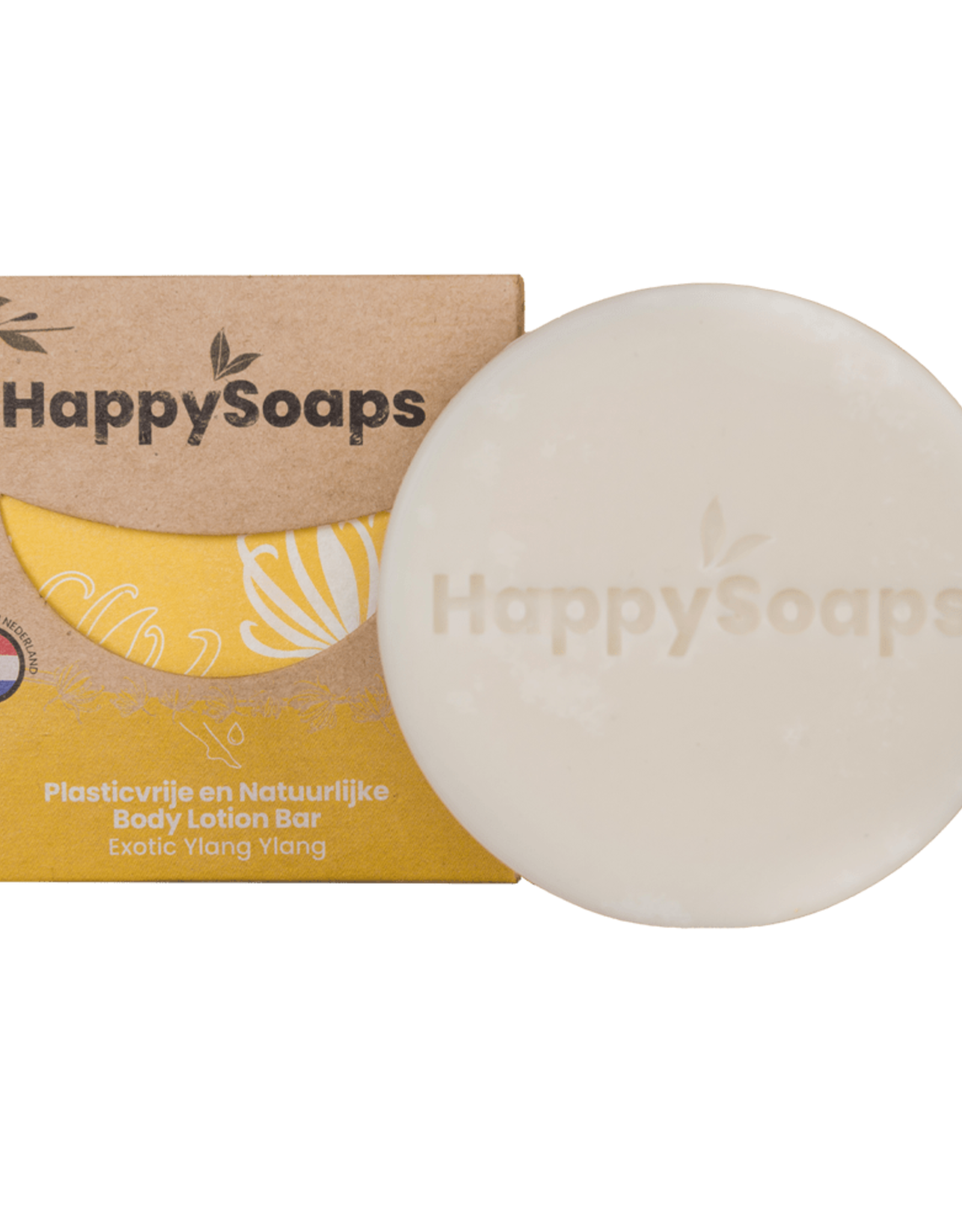 HappySoaps Body Lotion Bar Exotic Ylang Ylang - HappySoaps