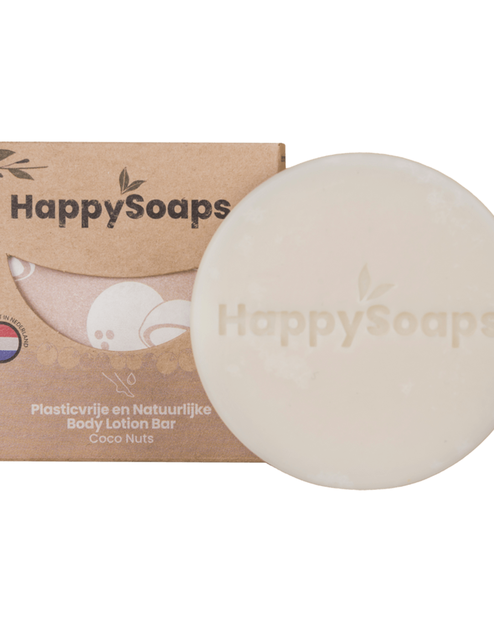 HappySoaps Body Lotion Bar Coco Nuts - HappySoaps