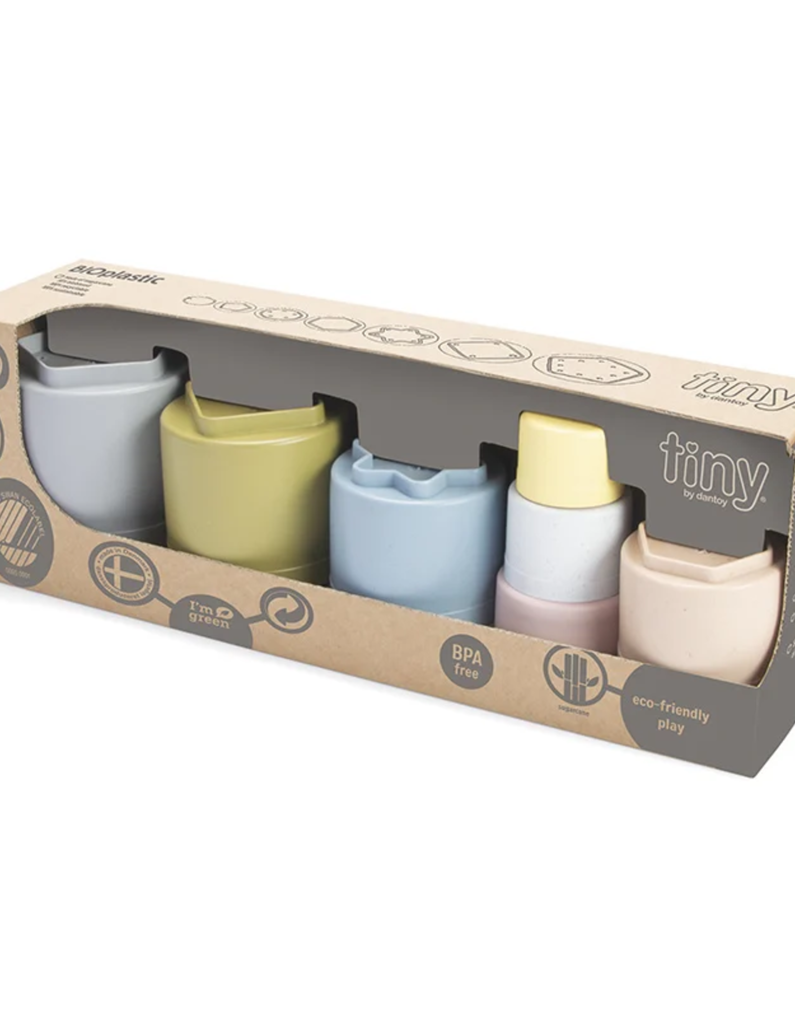 Dantoy TINY BIOplastic stapeltoren - Dantoy