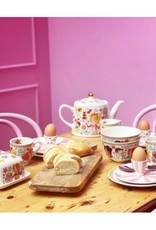 Blond Amsterdam Kom roze rand 14cm "Even Bijkletsen" - Blond Amsterdam Blond Amsterdam Kom roze rand 14cm "Even Bijkletsen" - Blond Amsterdam