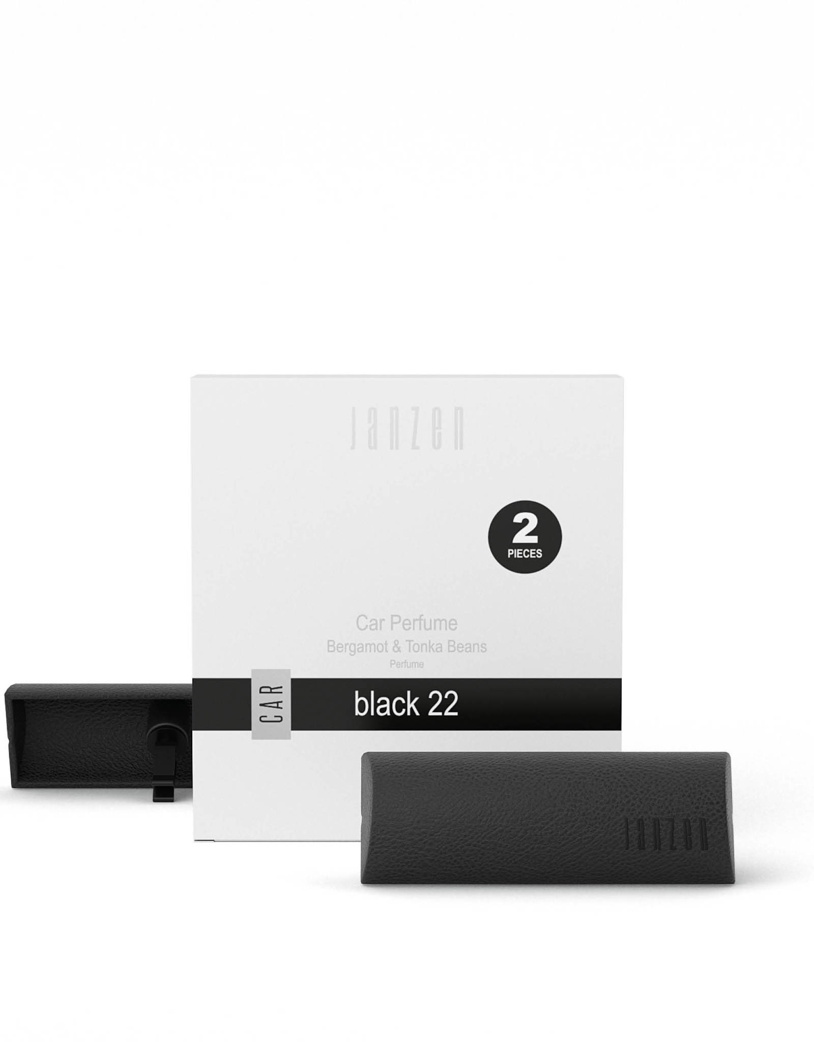 JANZEN Autoparfum 2stuks Black 22 - JANZEN