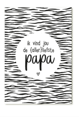 Zoedt Cadeaukaartje "Ik vind jou de Allerliefste Papa" - Zoedt