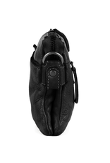 DSTRCT Schoudertas Harrington Road Leer Zwart - DSTRCT