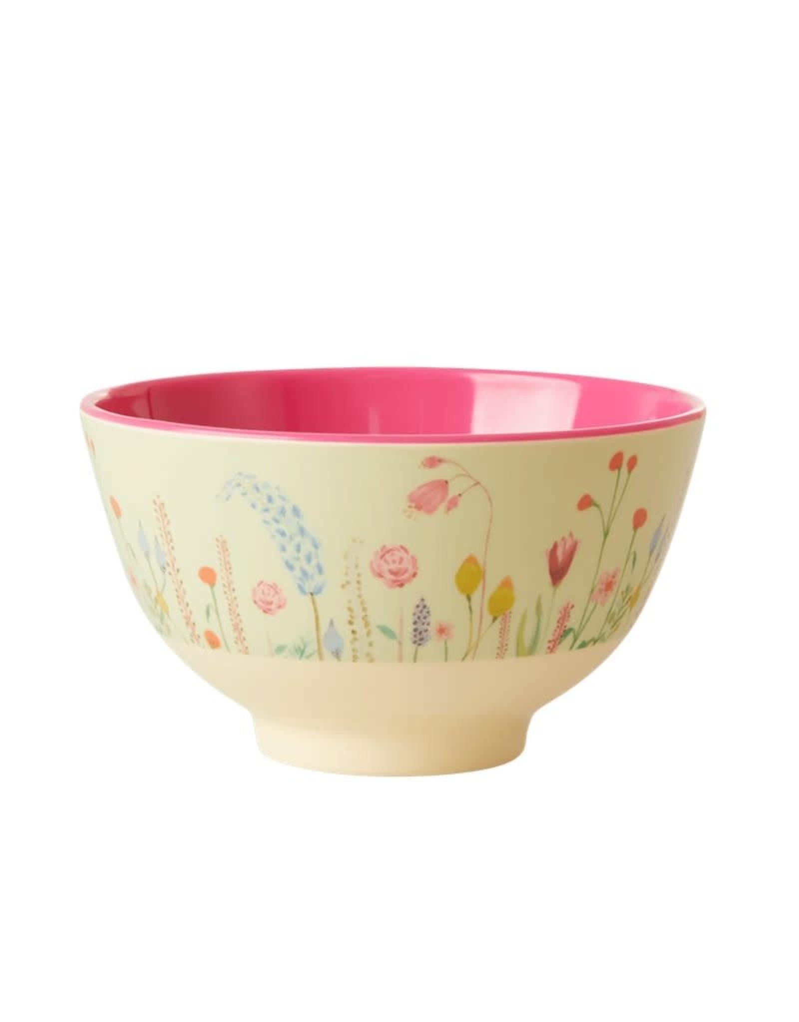 Rice Kom Melamine Small met Bloemen print - Rice