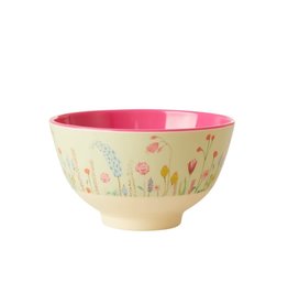 Rice Kom Melamine Small met Bloemen print - Rice