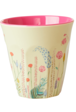 Rice Beker Melamine met Bloemen print - Rice