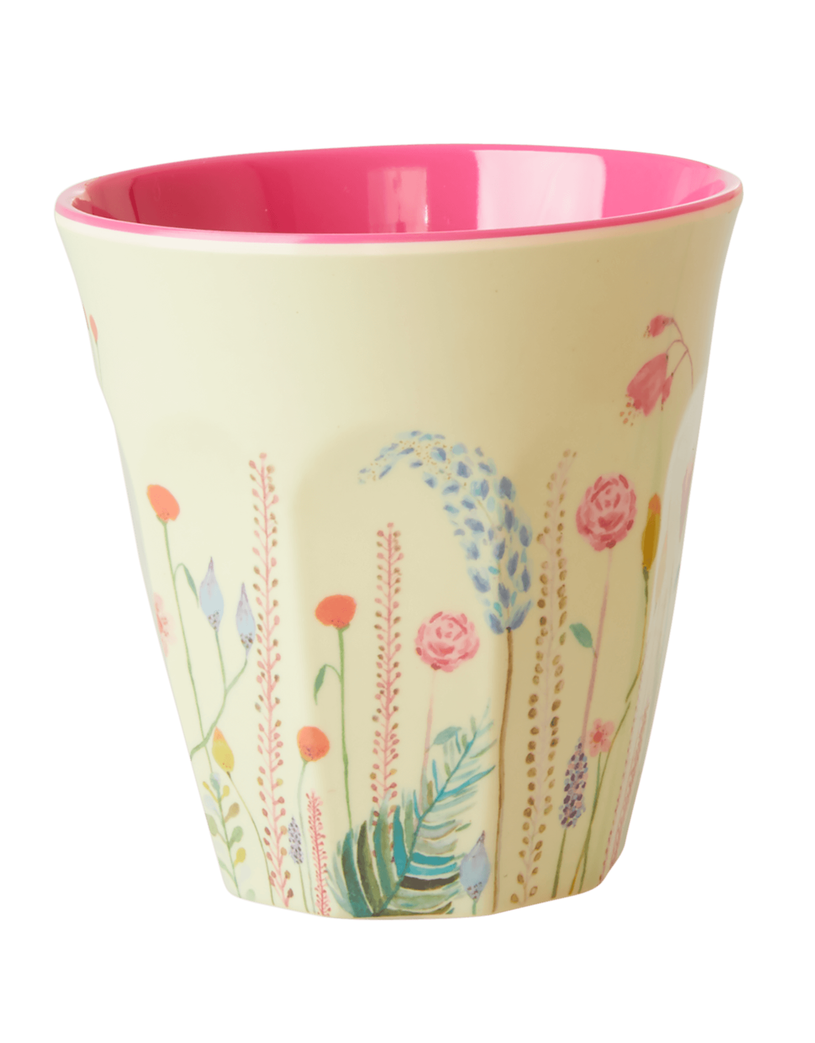 Rice Beker Melamine met Bloemen print - Rice