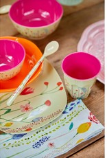 Rice Beker Melamine met Bloemen print - Rice