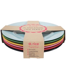 Rice Borden Melamine set van 6 Believe.. - Rice