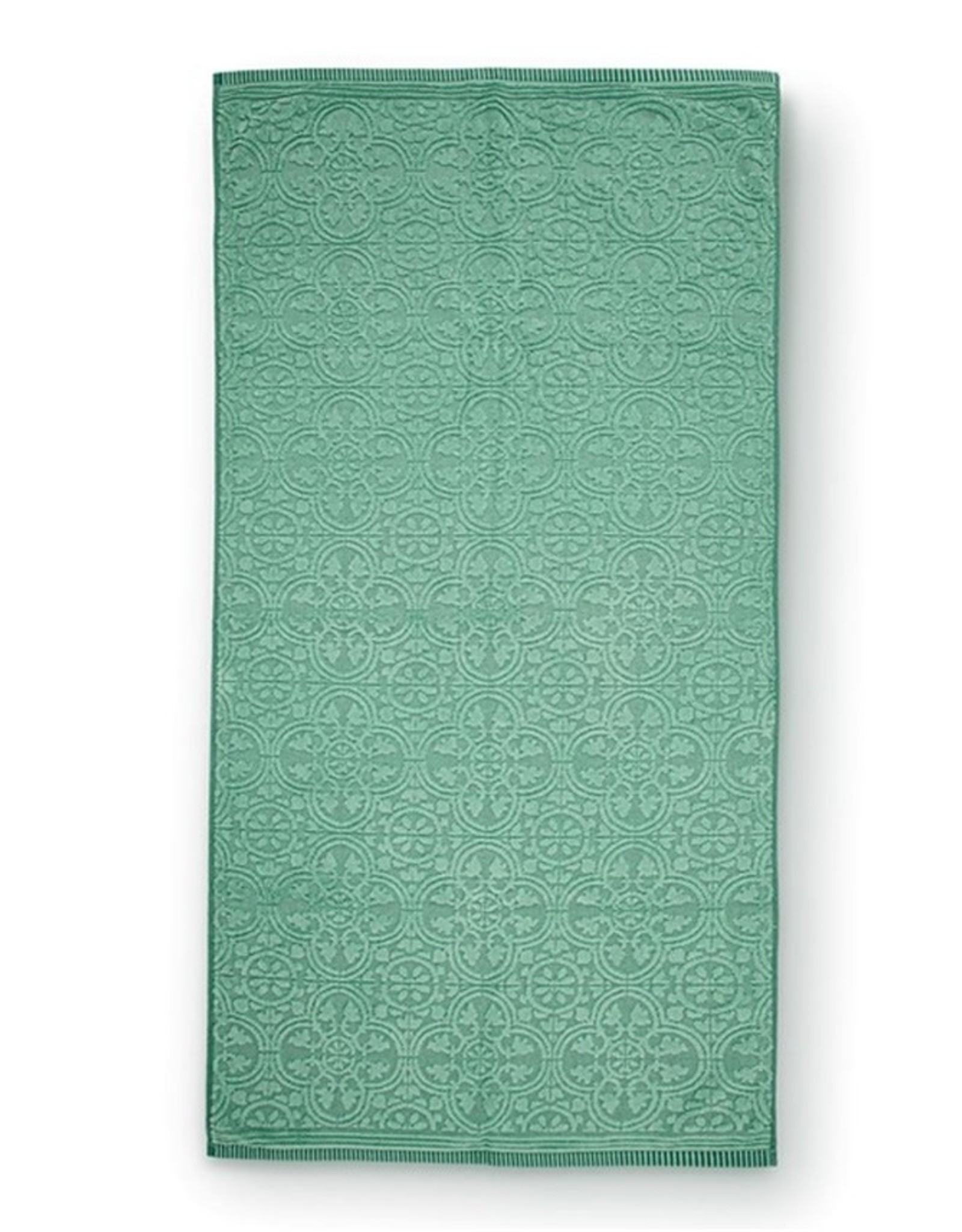 Pip Studio Handdoek Tile de Pip 55x100cm groen - Pip Studio