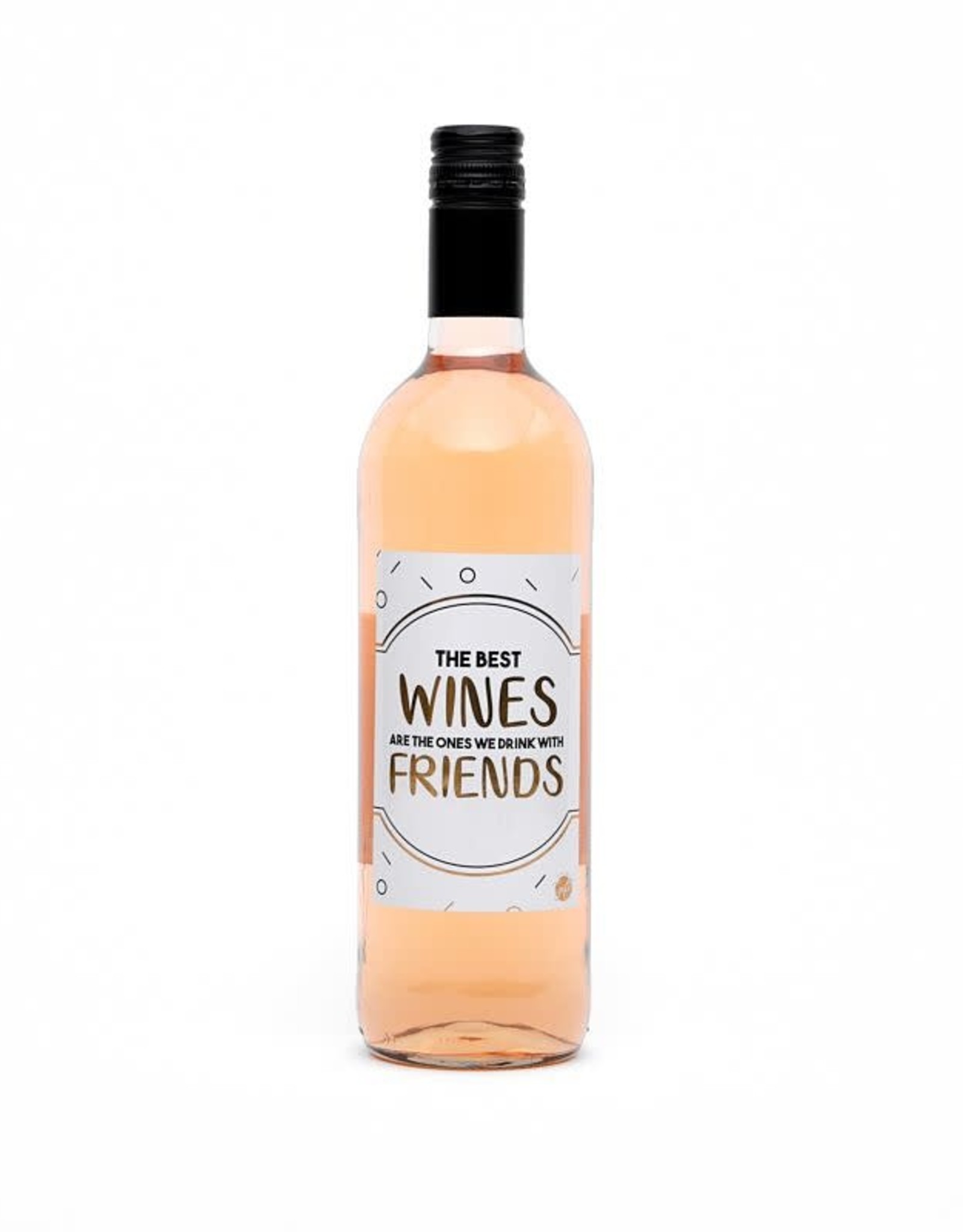 The Big Gifts Wijnfles Rosé "The Best Wines Are the one we drink with Friends" - The Big Gifts