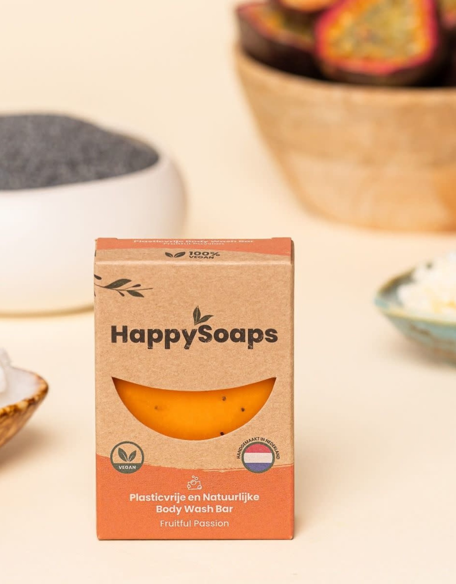 HappySoaps Happy Body Bar Fruitful Passion 100gram - HappySoaps