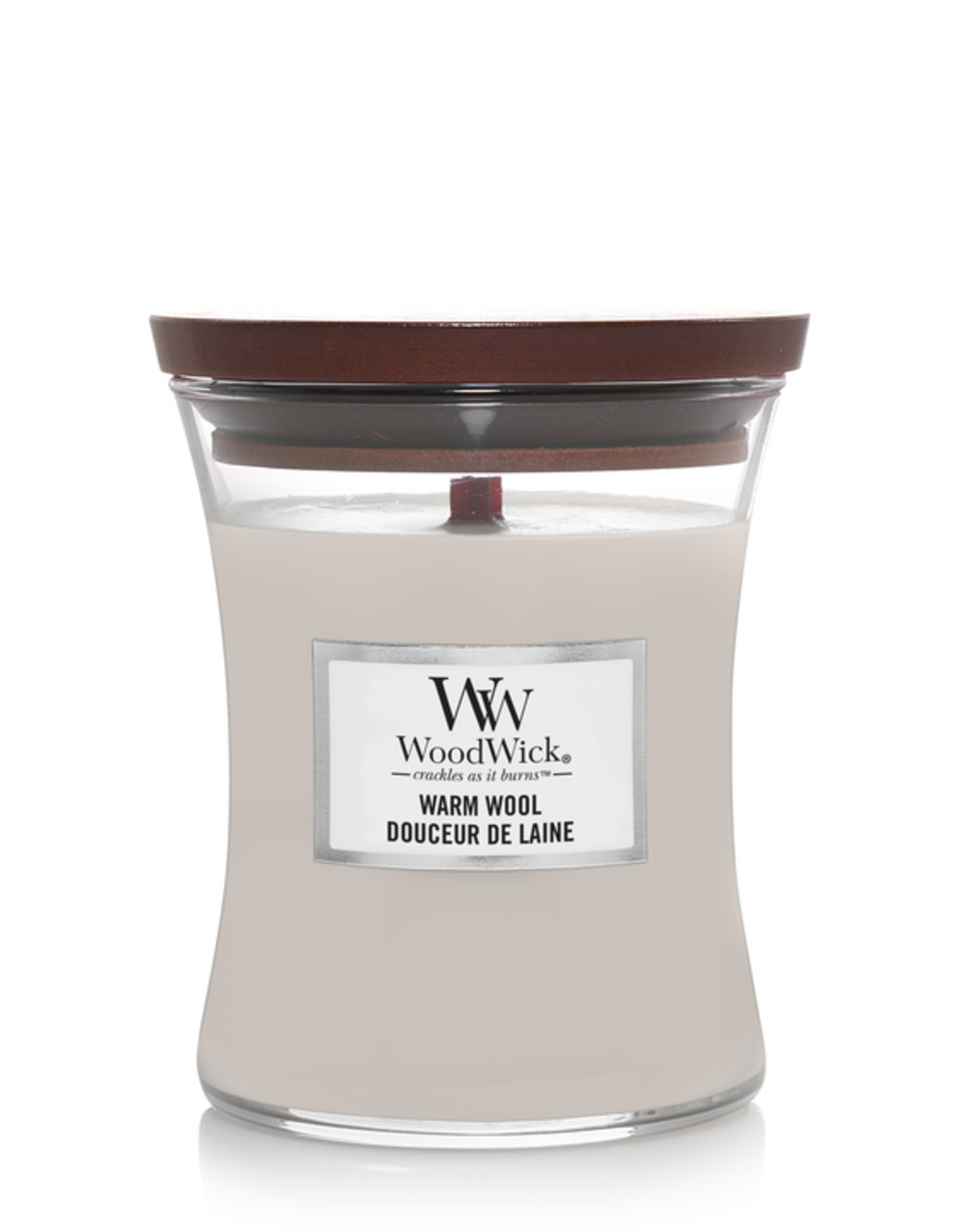 WoodWick Kaars WoodWick "Warm Wool" medium - WoodWick