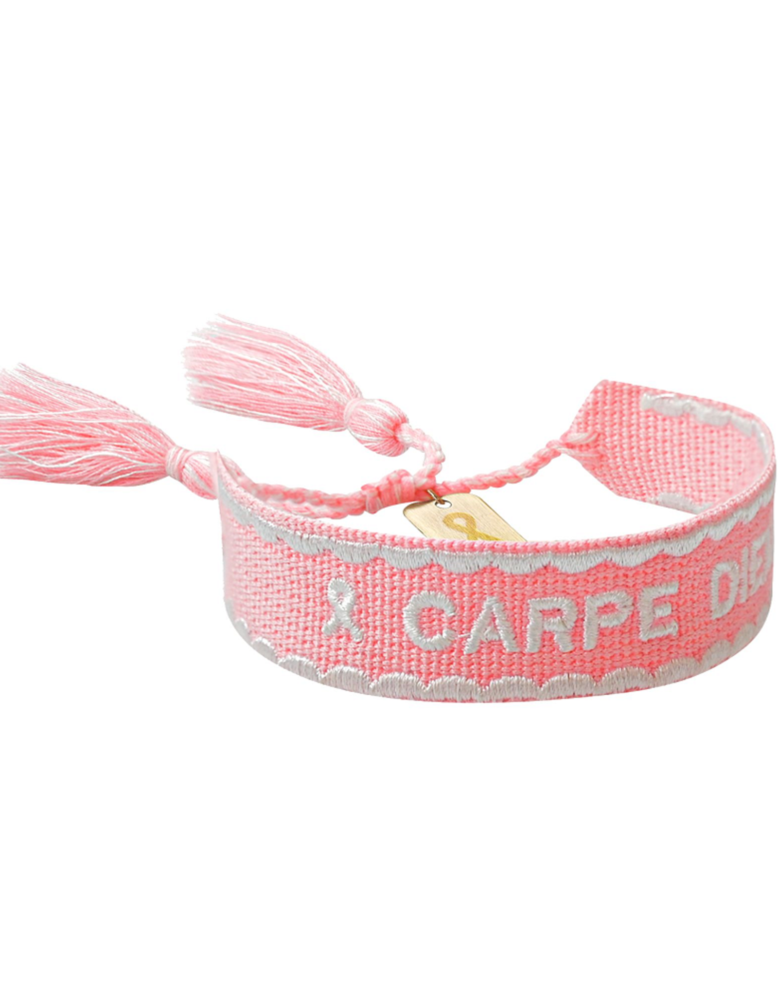 Blond Amsterdam Pink Ribbon Armband "Carpe Diem" - Blond Amsterdam