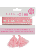 Blond Amsterdam Pink Ribbon Armband "Carpe Diem" - Blond Amsterdam