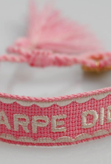 Blond Amsterdam Pink Ribbon Armband "Carpe Diem" - Blond Amsterdam