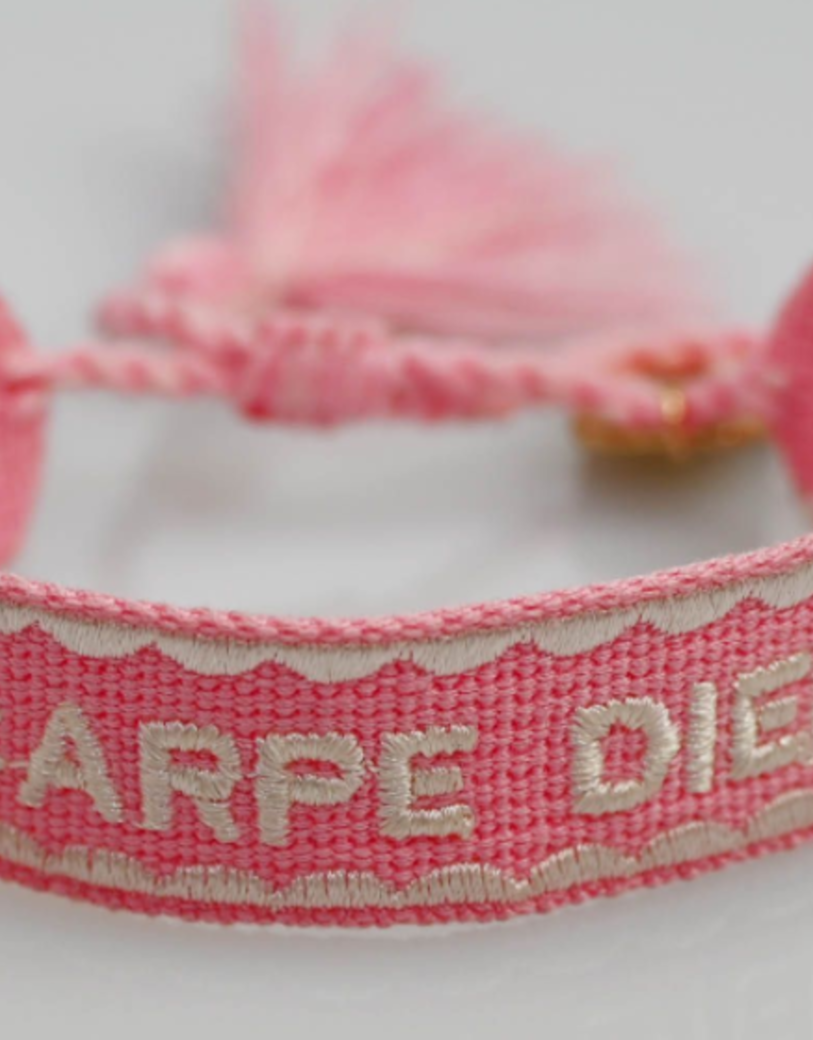 Blond Amsterdam Pink Ribbon Armband "Carpe Diem" - Blond Amsterdam