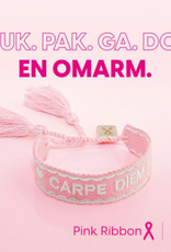 Blond Amsterdam Pink Ribbon Armband "Carpe Diem" - Blond Amsterdam