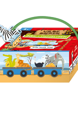 Boek en Puzzeltrein Wilde Dieren +3jr - Lantaarn Publishers