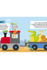 Boek en Puzzeltrein Wilde Dieren +3jr - Lantaarn Publishers