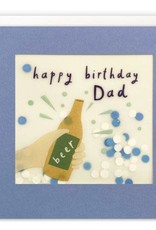 Happy Birthday Dad! - Wenskaart Paper Shakies