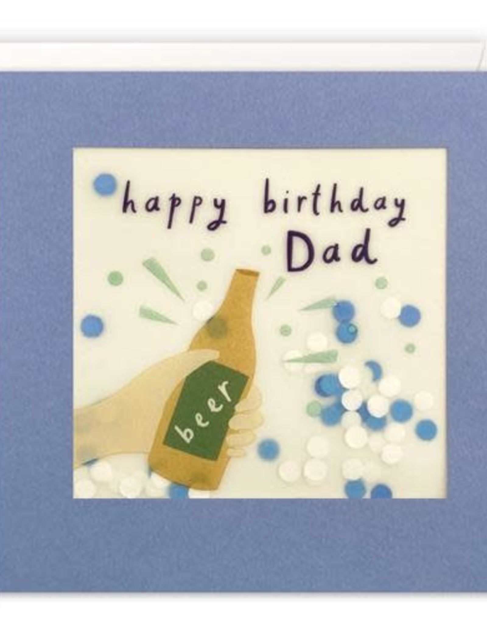 Happy Birthday Dad! - Wenskaart Paper Shakies