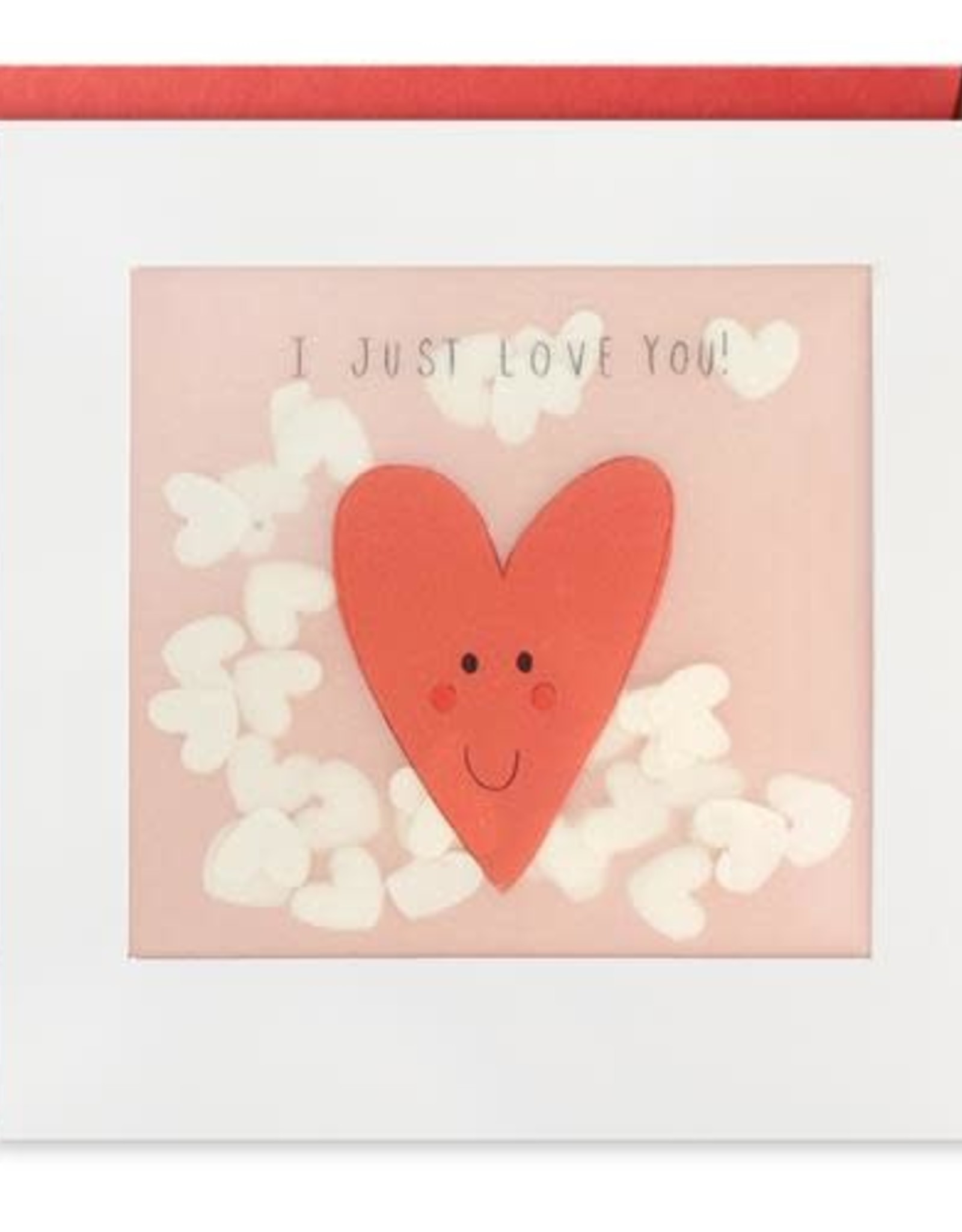 I Just Love You! - Wenskaart Paper Shakies