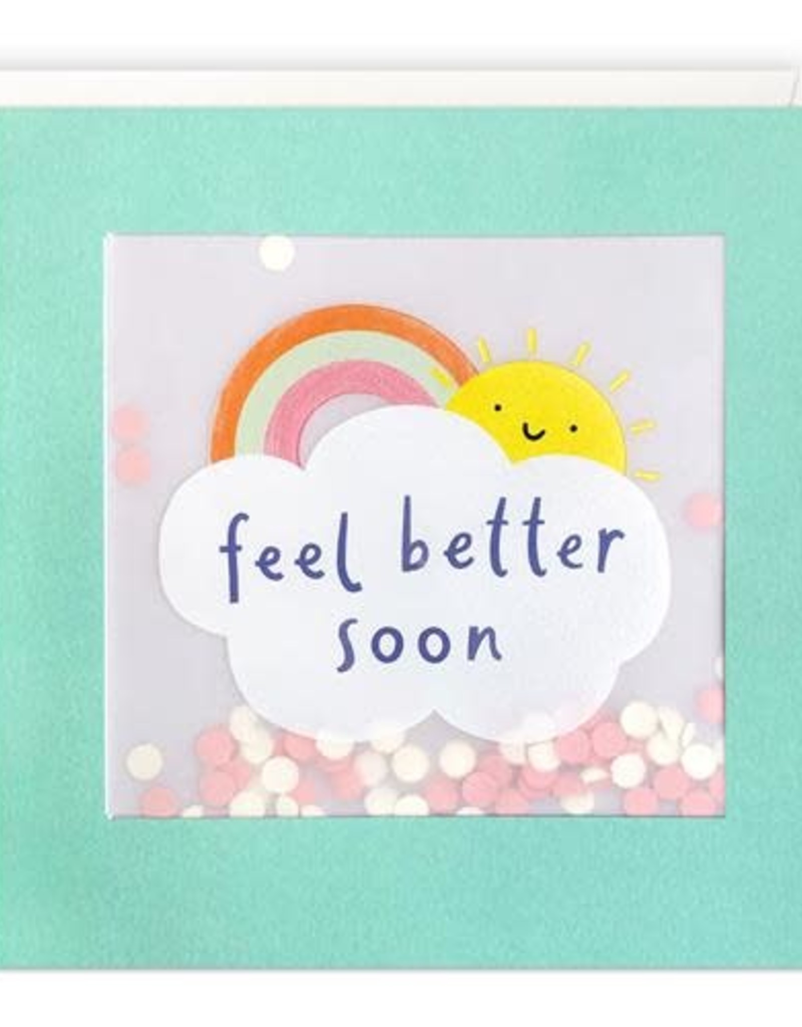 Feel Better Soon - Wenskaart Paper Shakies