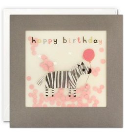 Happy Birthday! - Wenskaart Paper Shakies