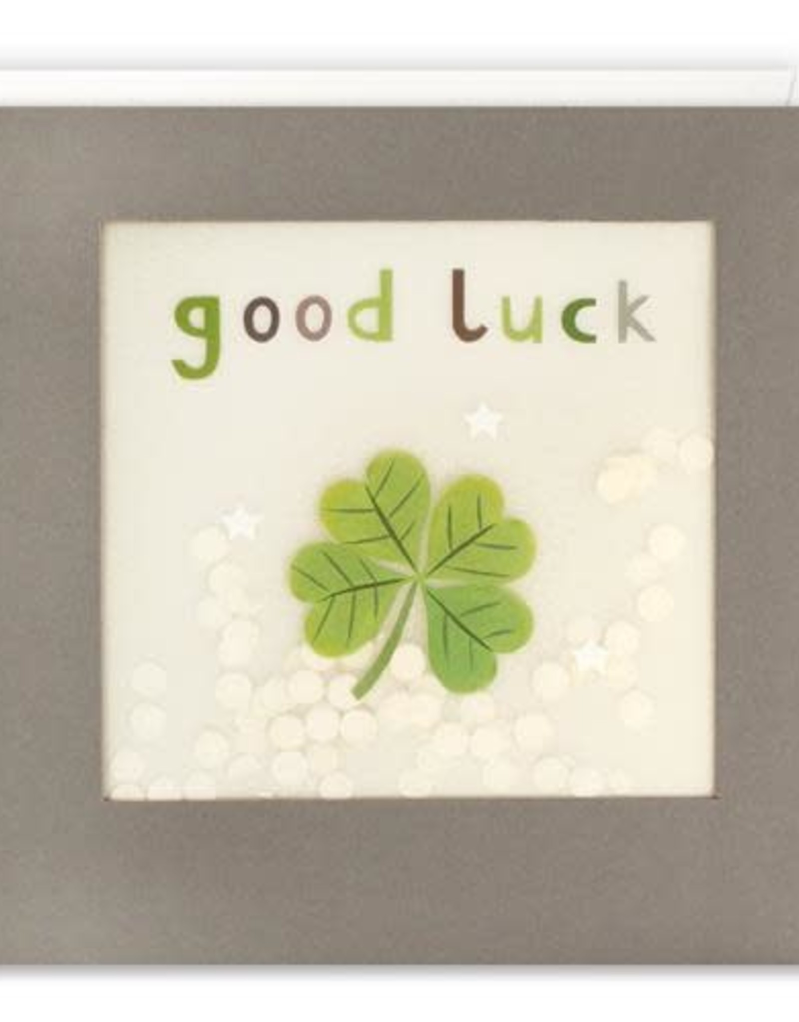 Good Luck! - Wenskaart Paper Shakies