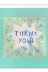 Thank You! - Wenskaart Paper Shakies