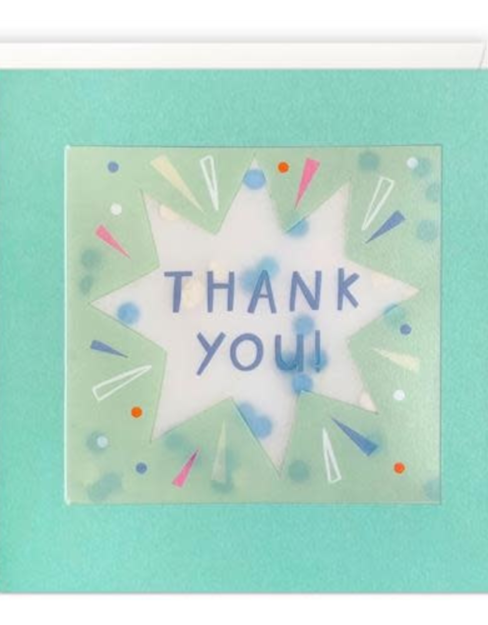 Thank You! - Wenskaart Paper Shakies