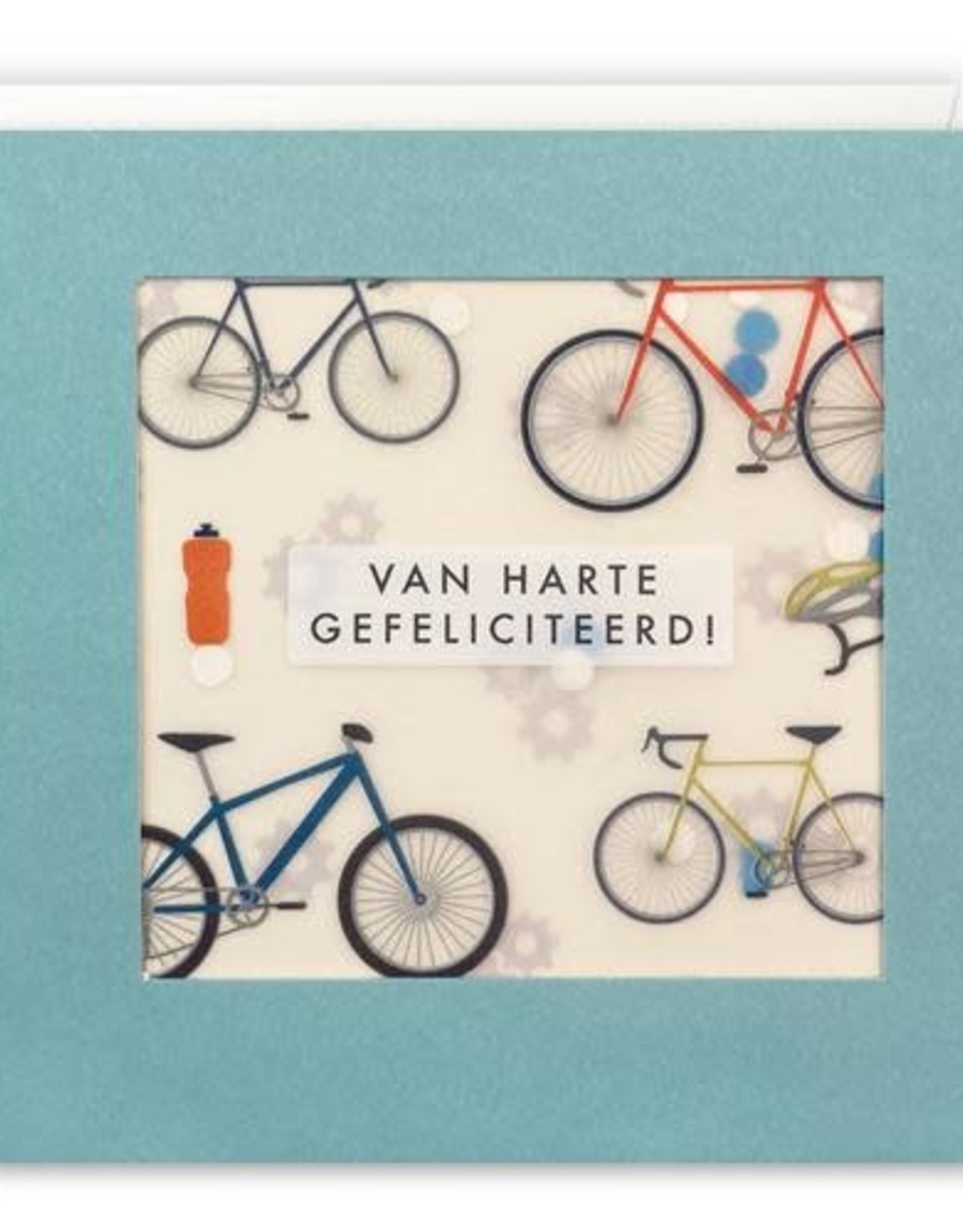 Van Harte Gefeliciteerd - Wenskaart Paper Shakies