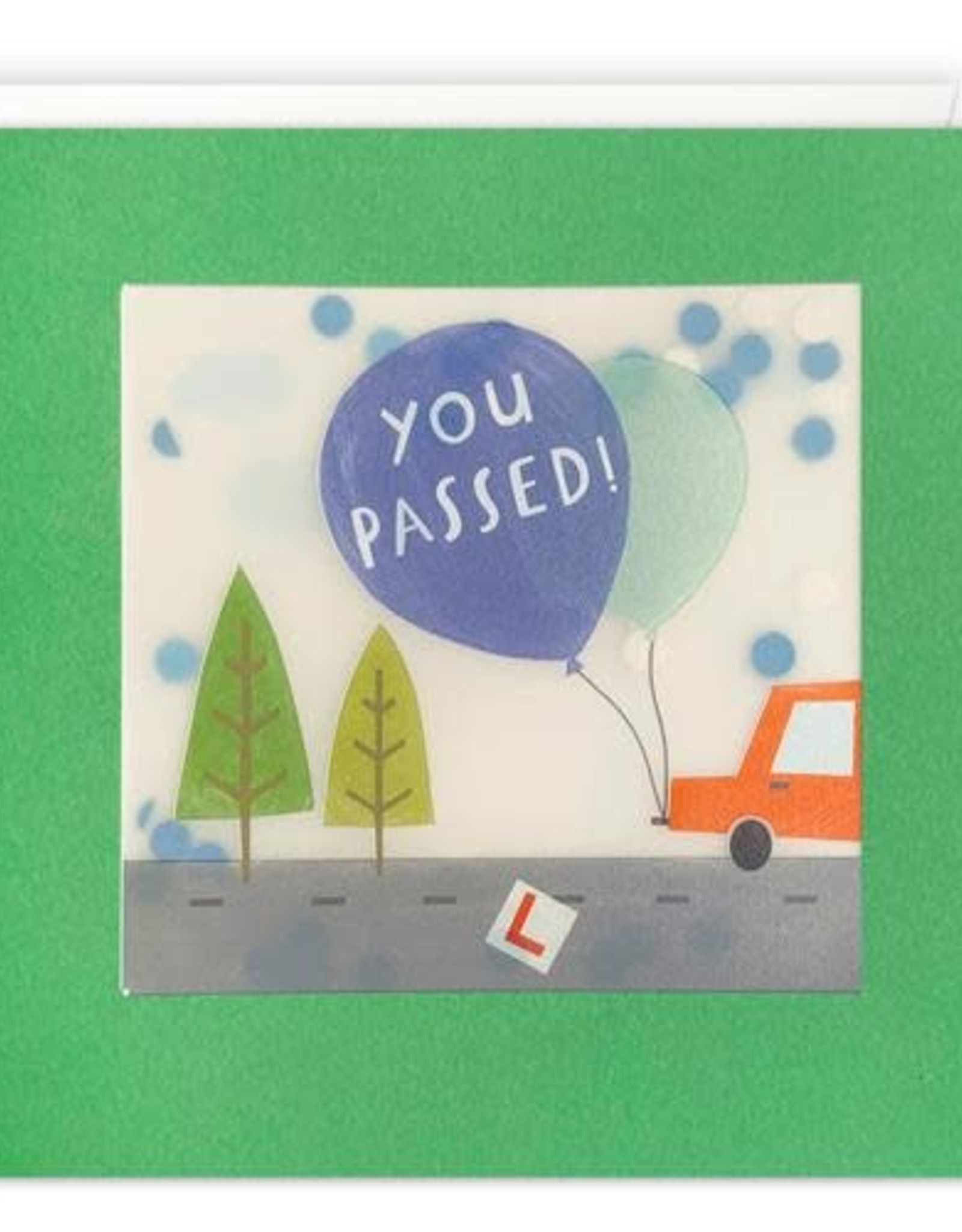 You Passed! - Wenskaart Paper Shakies