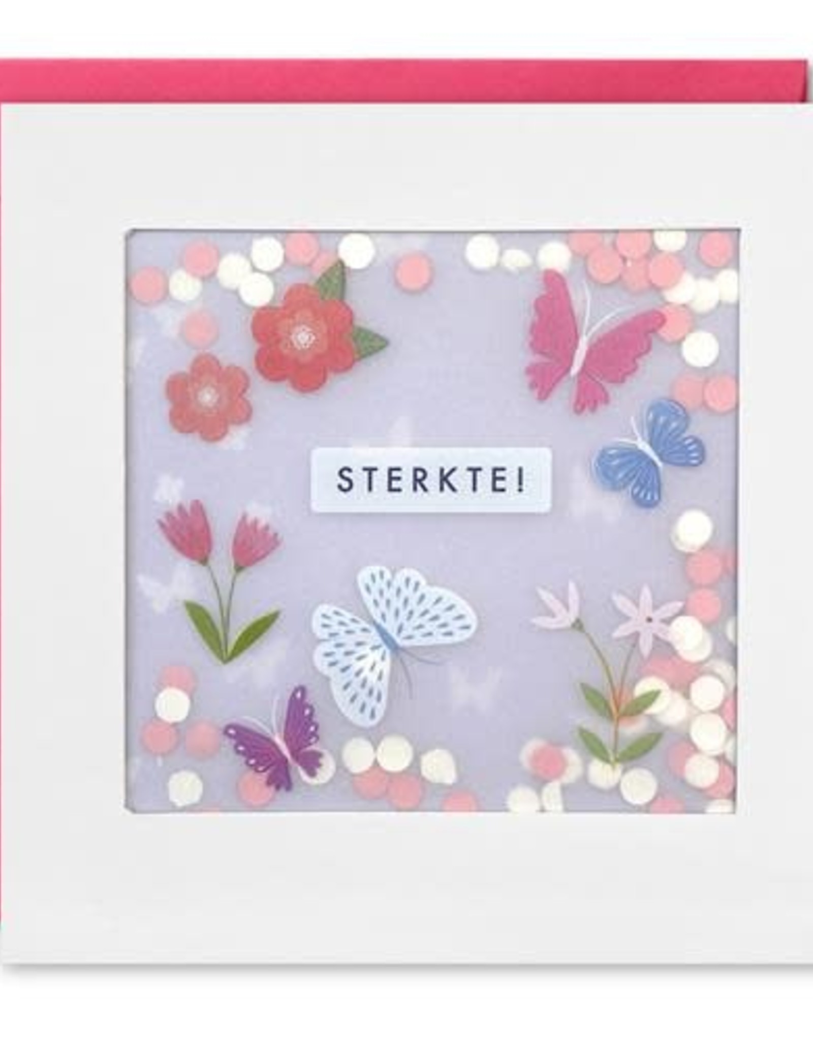 Sterkte! - Wenskaart Paper Shakies