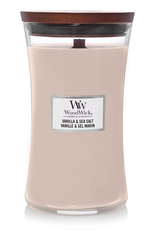 WoodWick Kaars WoodWick "Vanilla & Sea Salt" Large - WoodWick