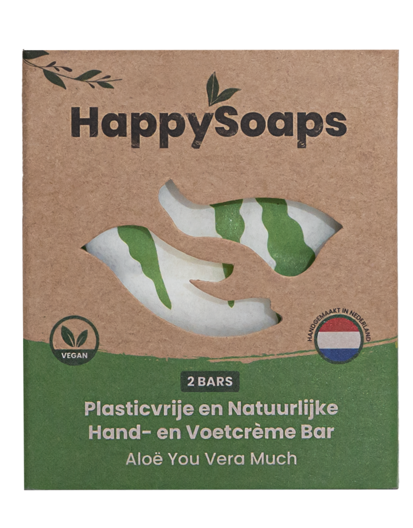 HappySoaps Hand- en Voetcrème Bar Aloë You Vera Much - HappySoaps
