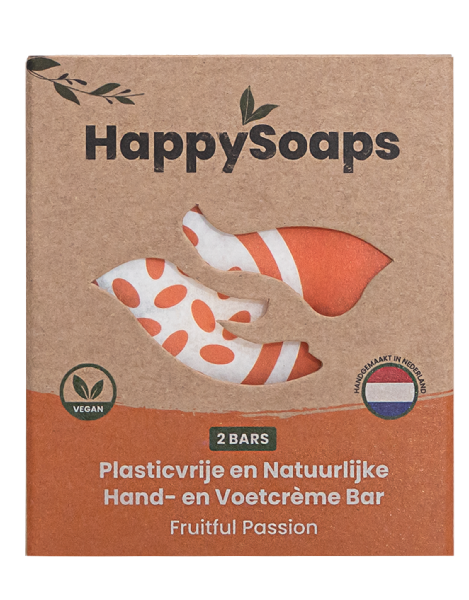 HappySoaps Hand- en Voetcrème Bar Fruitful Passion - HappySoaps