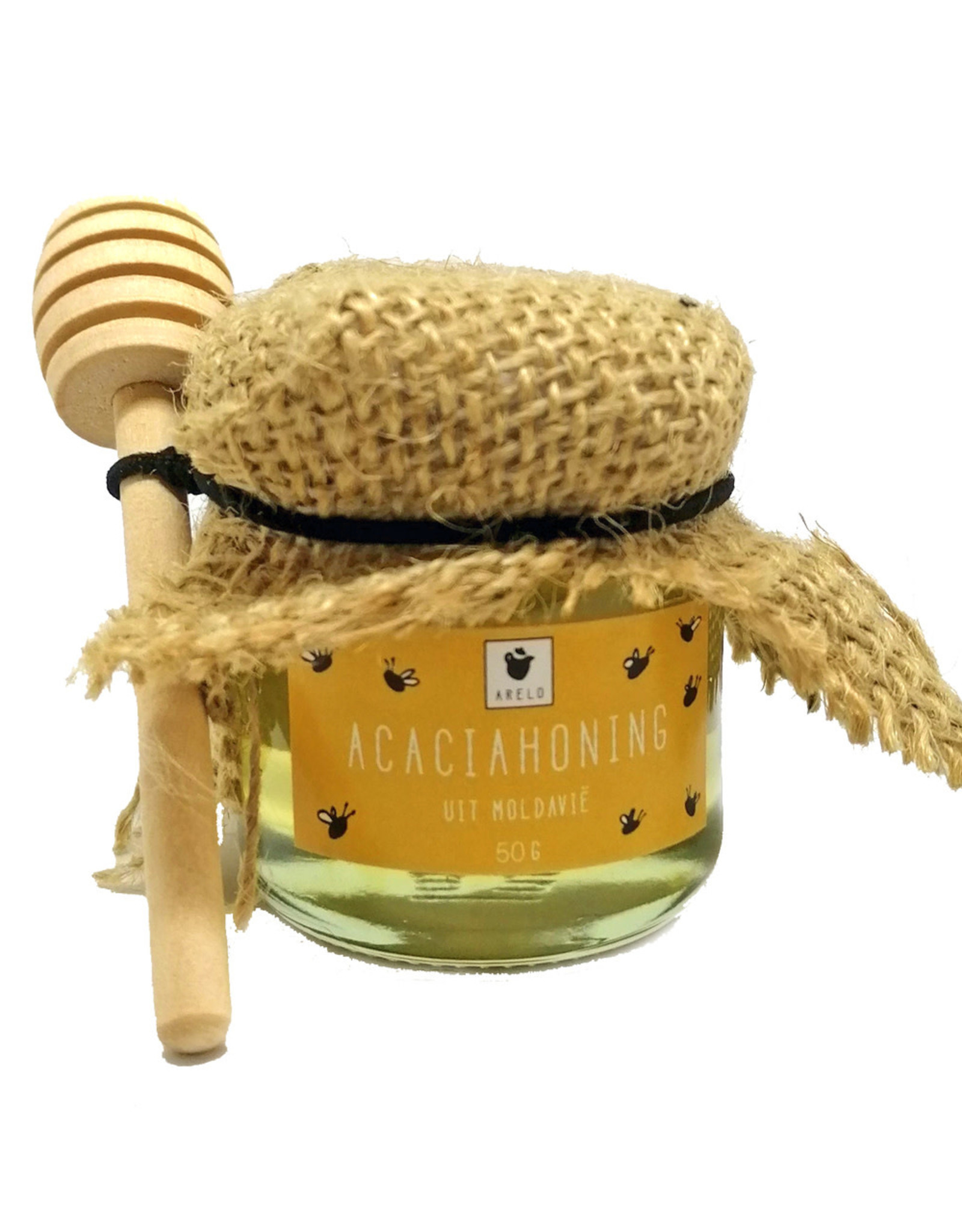 Arelo thee & accessoires Honingpotje met lepeltje