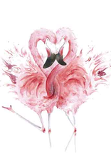 (Flamingo's) - Wenskaart Love Country