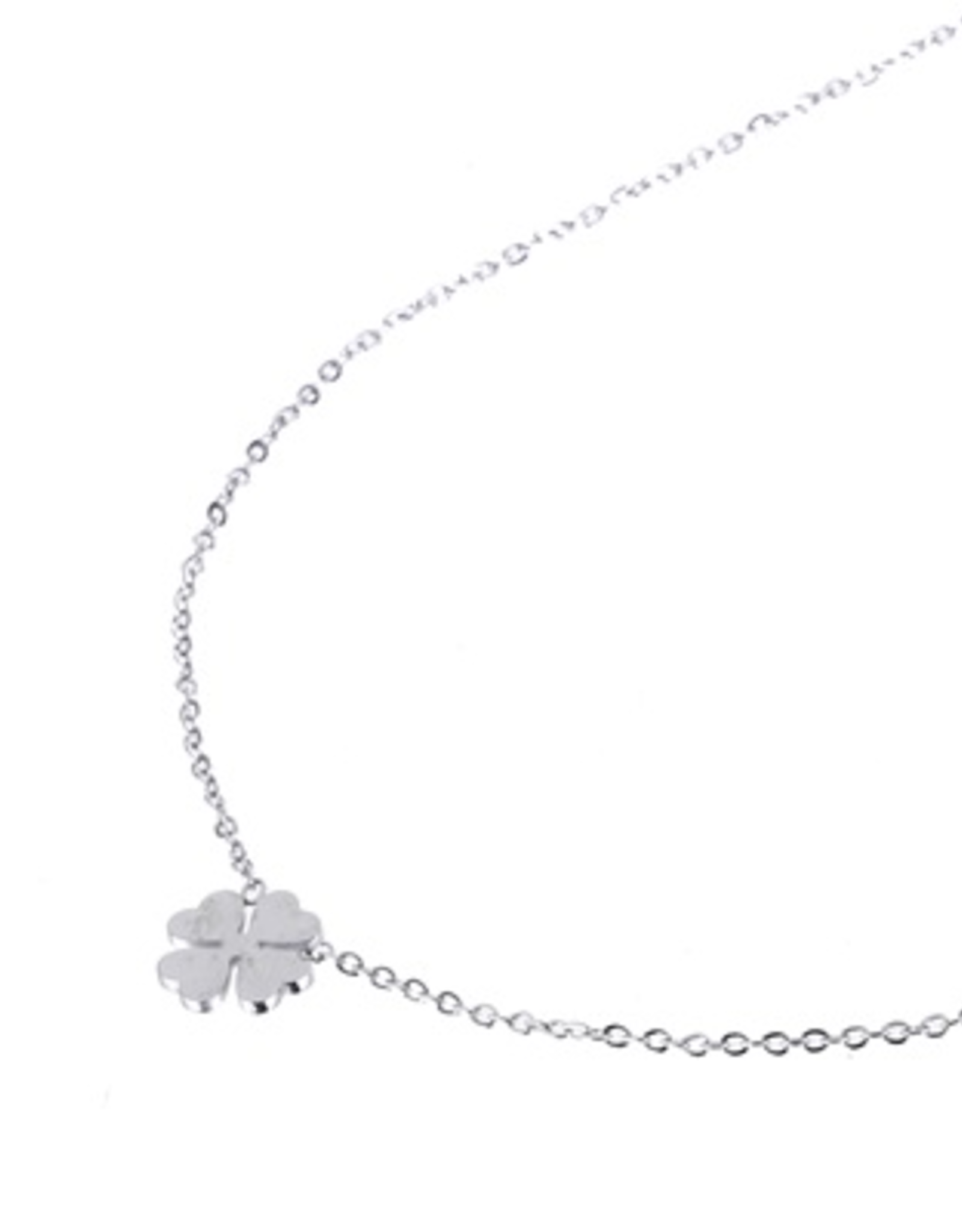 Day & Eve by Go Dutch Label Ketting (N9330-1) Klaver zilver - Day & Eve by Go Dutch Label