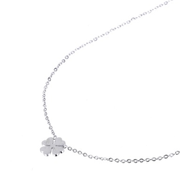 Day & Eve by Go Dutch Label Ketting (N9330-1) Klaver zilver - Day & Eve by Go Dutch Label