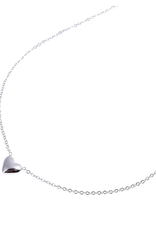 Ketting (N8829-1) Hart Zilver - Go Dutch Label.