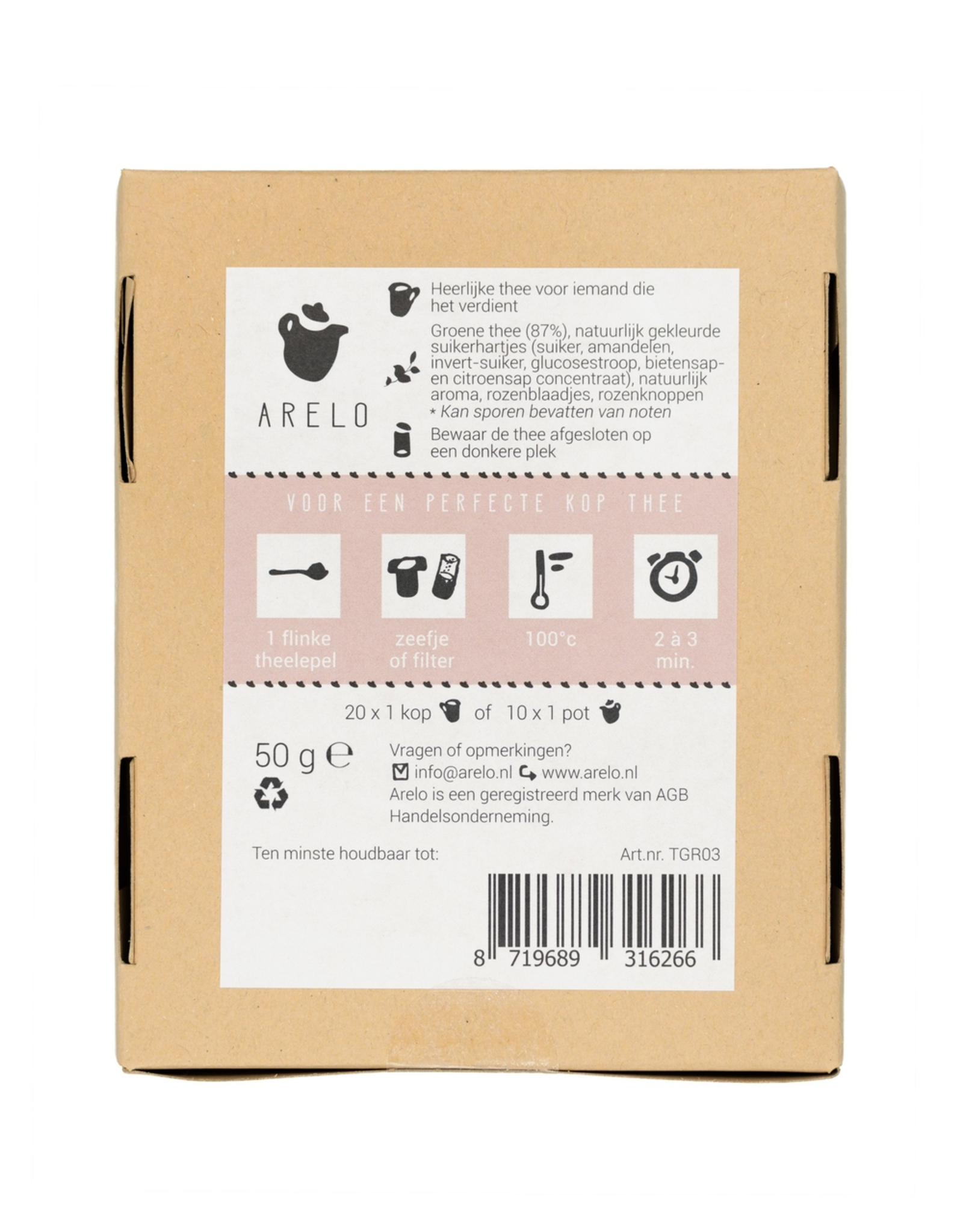 Arelo thee & accessoires Lieve Juf Thee - Losse Thee
