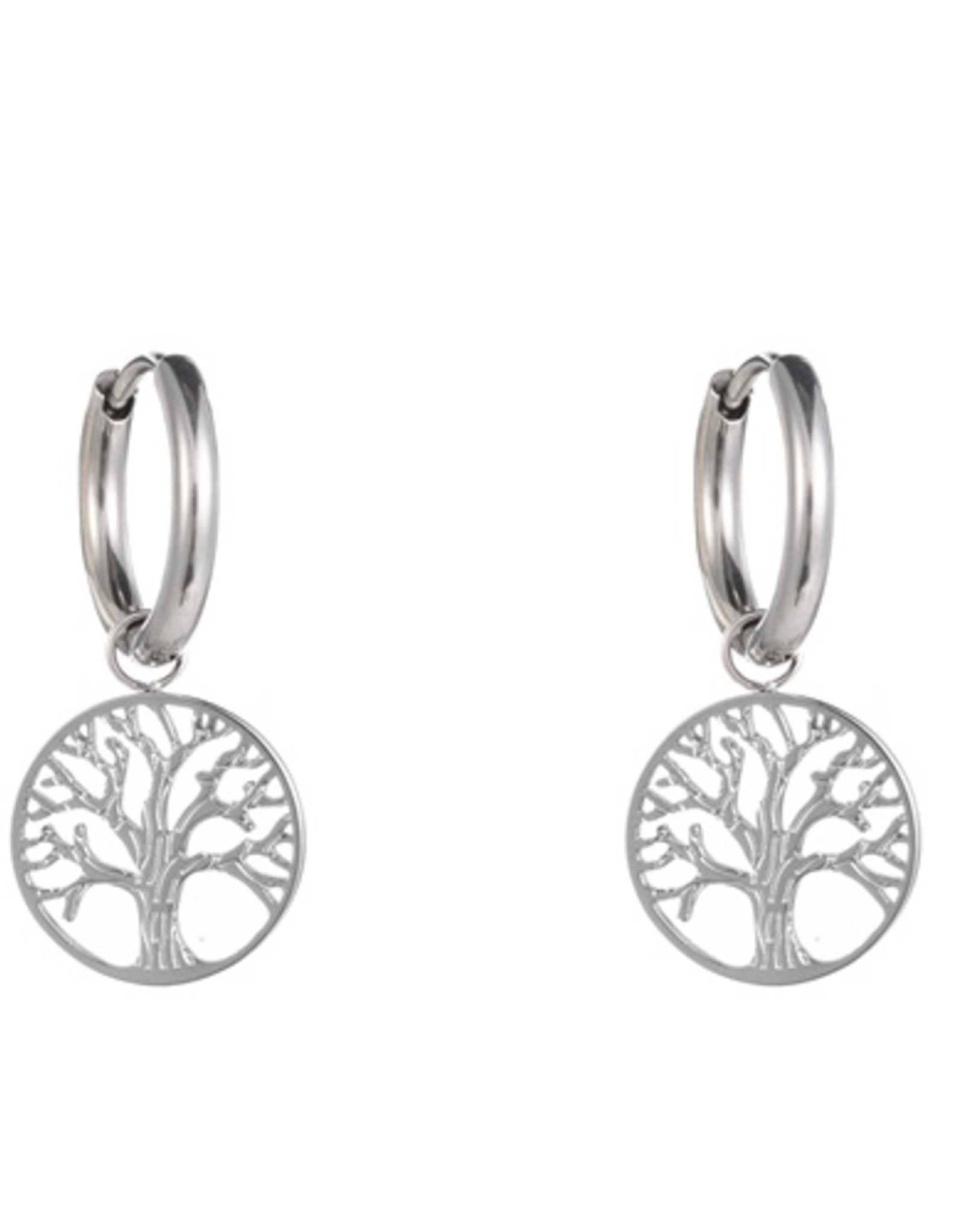 Day & Eve by Go Dutch Label Oorbellen (E1416-1) zilver - Day & Eve by Go Dutch Label